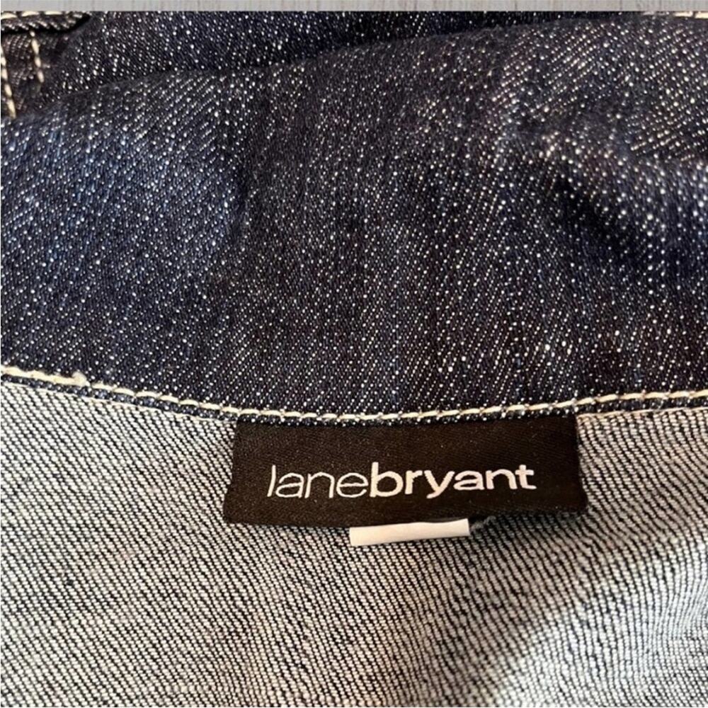 Lane Bryant distressed denim jacket - Picture 4 of 7